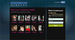 Desktop Screenshot of crossdressersingles.com